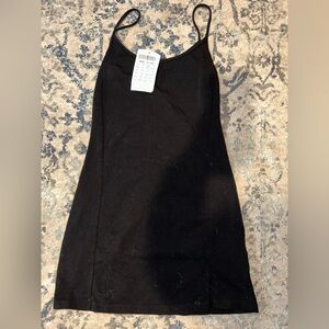 brandy melville black bodycon dress